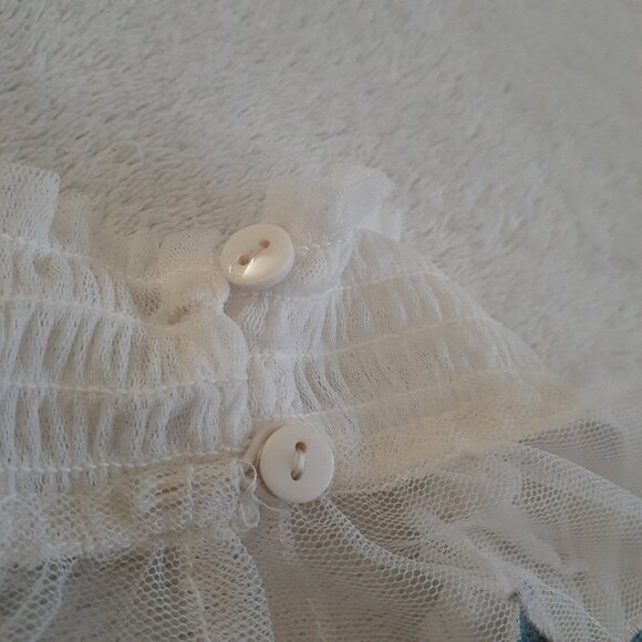 Free People Cream and Multicolor Embroidered Blouse - Picture 12 of 15